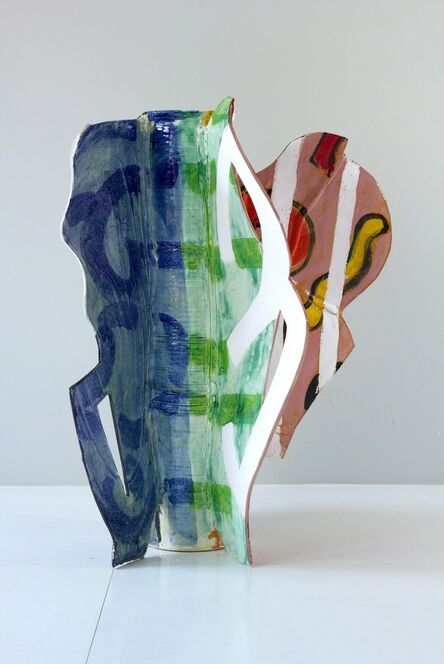 Betty Woodman, ‘Aztec Vase 10’, 2011