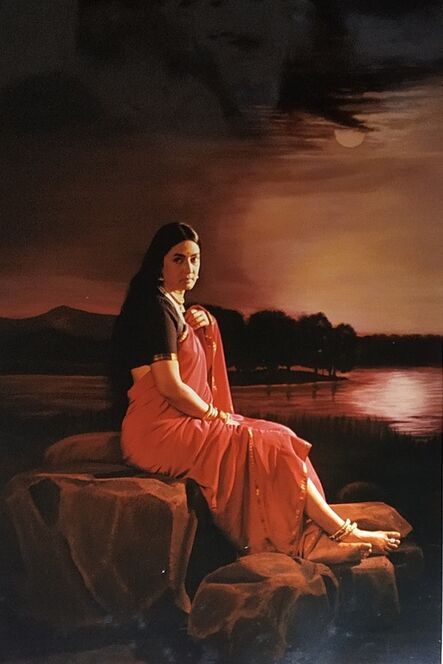 Pushpamala N, ‘Lady in moonlight’, 2007