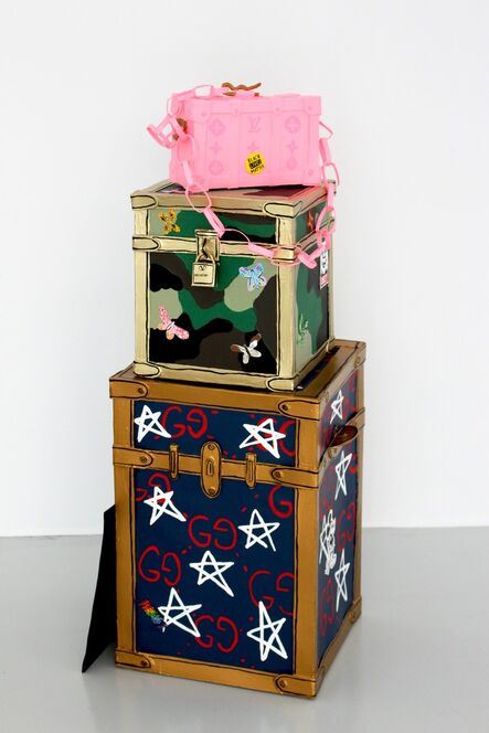 Libby Black, ‘California Love Stacked Luggage’, 2018