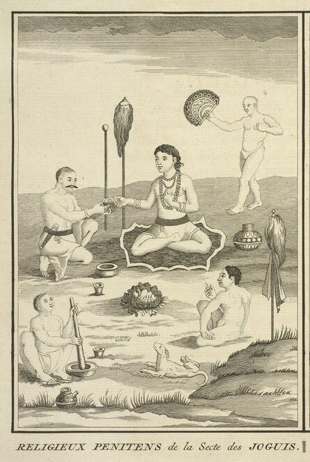 Bernard Picart, ‘Penitents from a Sect of Yogis’, 1723-1743
