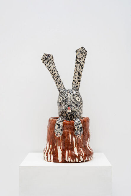 Luis Vidal, ‘Warren ashtray rabbit’, 2023