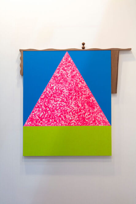 Edgar Orlaineta, ‘Dintel (Rosa fluorescente textura)’, 2024