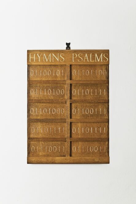 Oliver Clegg, ‘Hymn Board’, 2013