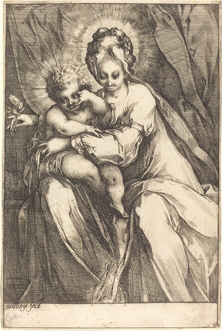 Jacques Bellange, ‘The Virgin and Child with a Rose’, ca. 1616/1617