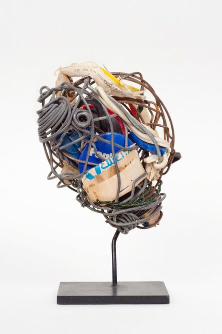 Philadelphia Wireman, ‘Untitled (button, straw & matches)’, 1970-1975