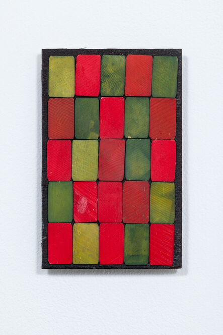 Luis Romero, ‘Verde/Rojo (damero)’, 2019