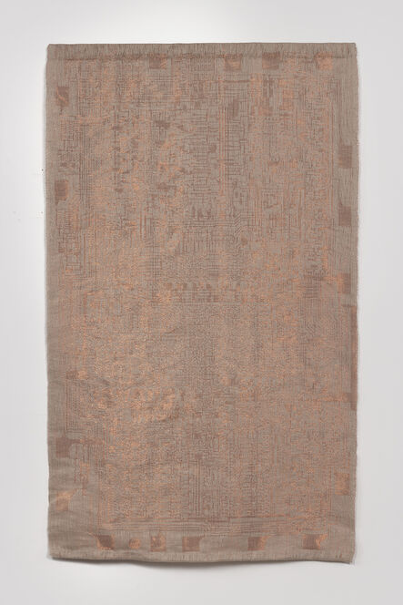 Analía Saban, ‘Copper Tapestry (Intel 4004 Microprocessor, 1971)’, 2019