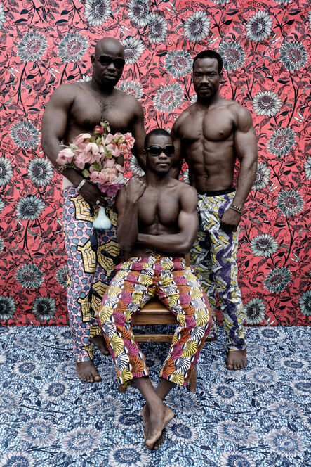 Leonce Raphael Agbodjelou, ‘Untitled (Musclemen series)’, 2012