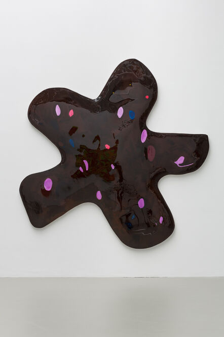 Bob Eikelboom, ‘Purple dots and brown amoeba’, 2022