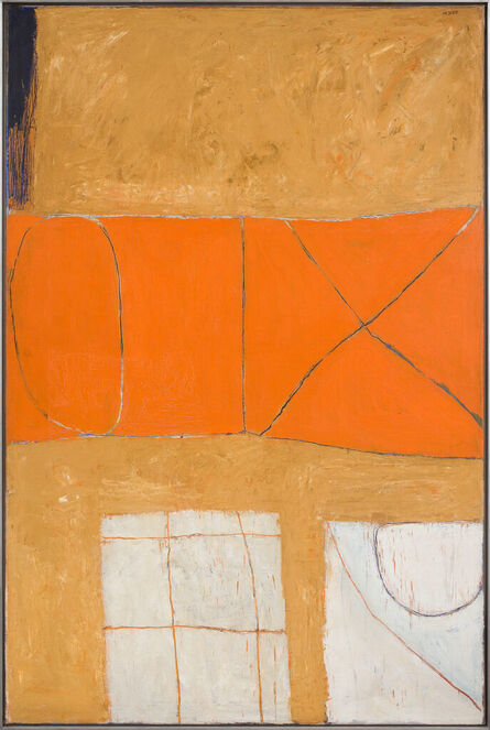 William Scott (1913-1989), ‘Signs Orange and Ochre’, 1962