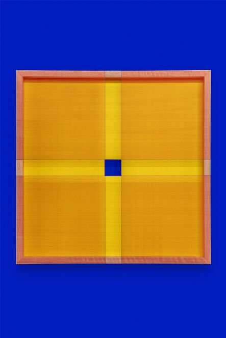 Brian Wills, ‘Untitled (Red on yellow with square)’, 2021-2022