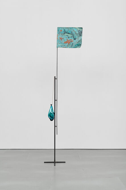 Michel François, ‘Untitled (Drapeau et ballon verre soufflé)’, 2021