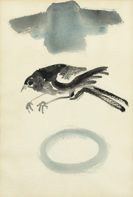 Kelly Fearing, ‘Untitled (Bird with Shadow and Circle)’, 1959