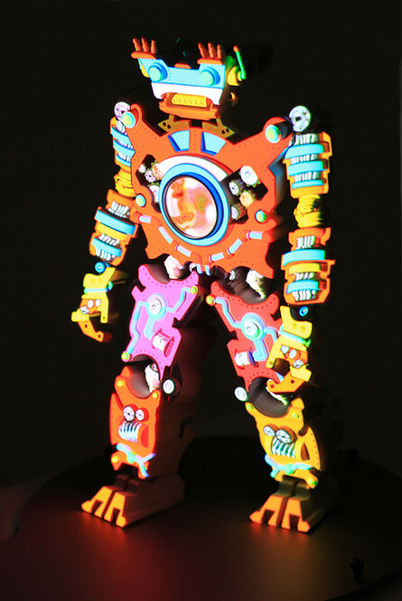 Peter Sarkisian, ‘VideoMorphic Figure (Robot 5 v 3)’, 2013