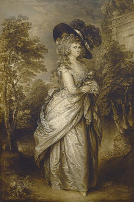 Gainsborough Dupont, ‘Georgiana, Duchess of Devonshire’, ca. 1787/1796