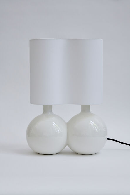 Elmgreen & Dragset, ‘Coupled Lamp (Eggshell)’, 2021