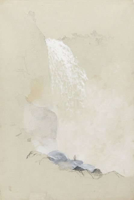 Frederic Edwin Church, ‘Study of Tequendama Falls near Bogotíç, Colombia’, 1853