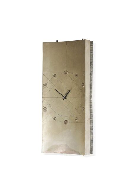 Lorenzo Burchiellaro, ‘An aluminum clock’, 1960 ca.