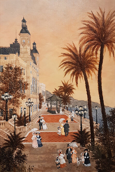 Fabienne Delacroix, ‘Les terrasses du Casino de Monte-Carlo’, 2019