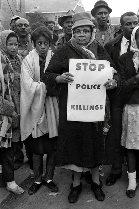 Steve Schapiro, ‘ “Stop Police Killings”, Selma March, 1965’, 1965