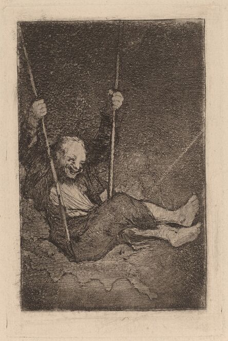 Francisco de Goya, ‘Old Man on a Swing’, ca. 1826/1828