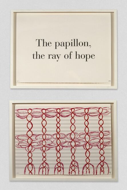 Louise Bourgeois, ‘THE PAPILLON (from WHAT IS THE SHAPE OF THIS PROBLEM?)’, 1999