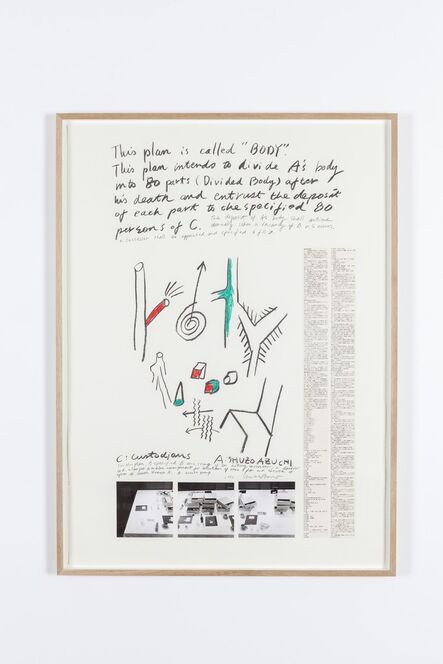 Shuzo Azuchi Gulliver, ‘Body project (agreement) and drawings’, 1986