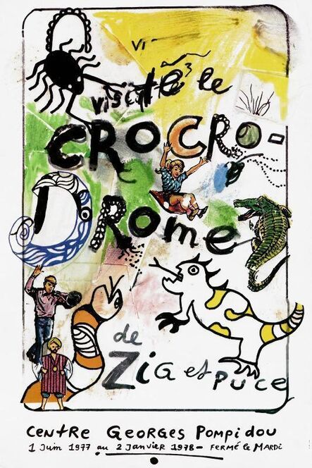 Niki de Saint Phalle, ‘Visitez le crocrodrome de Zig et Puce’, 1977