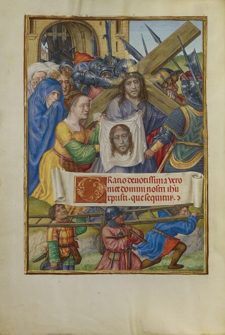 Master of James IV of Scotland, ‘The Way to Calvary and Saint Veronica with the Sudarium’, 1510-1520