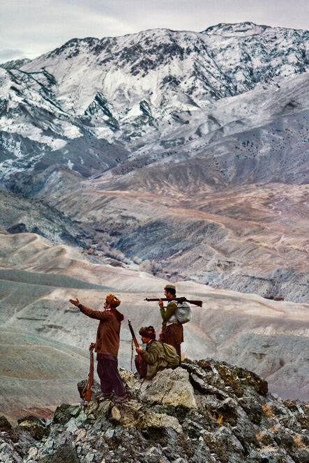 Steve McCurry, ‘Mujahadeen Atop a Mountain’, 1984