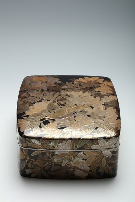 Utagawa Reimei, ‘Accessory Box with Azalea and Vine (T-4340)’, ca. 1950