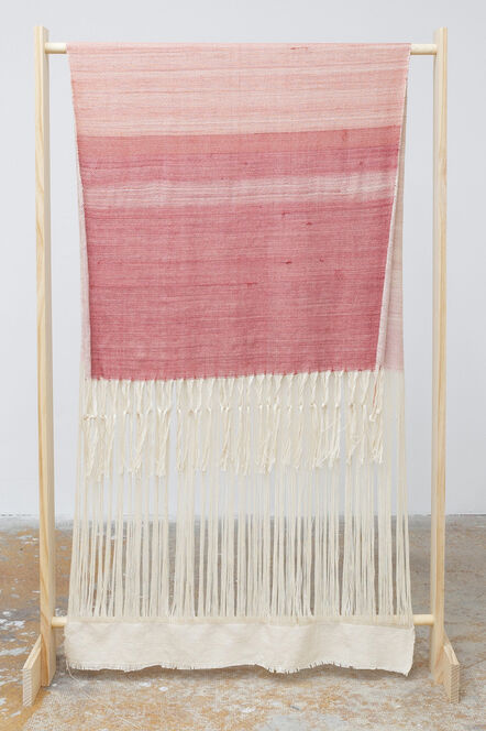 Frances Trombly, ‘Textile Drape Over Wood Structure’, 2020