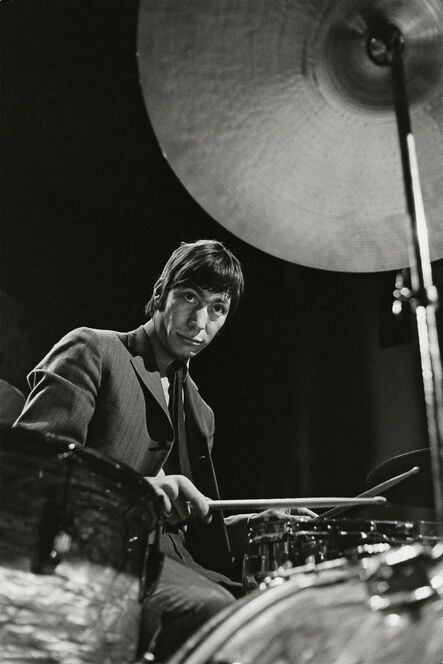 Bent Rej, ‘"The Drummer" Charlie Watts on Stage, Copenhagen, 1965’, 1965