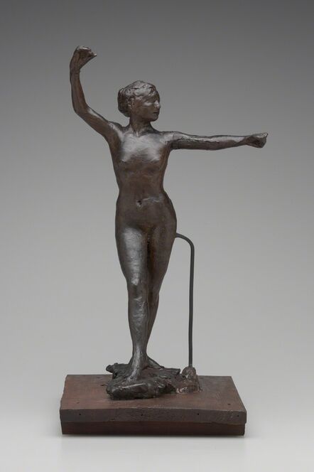 Edgar Degas, ‘Dancer Ready to Dance with her Right Foot Forward’, 1882-1895