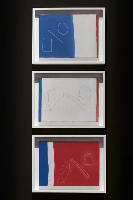 Yu Ying 于瀛, ‘Architecture Protected by Architecture - Red, Blue and White Variations’, 2020