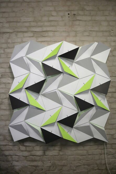 LAb[au], ‘Origami Snubsquare (18 Rhombi X 18 Squares) ’, 2018