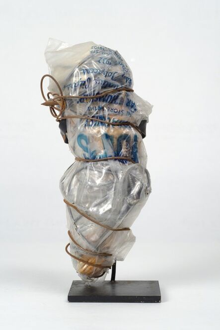 Philadelphia Wireman, ‘Untitled (plastic bag with blue writing)’, 1970-1975