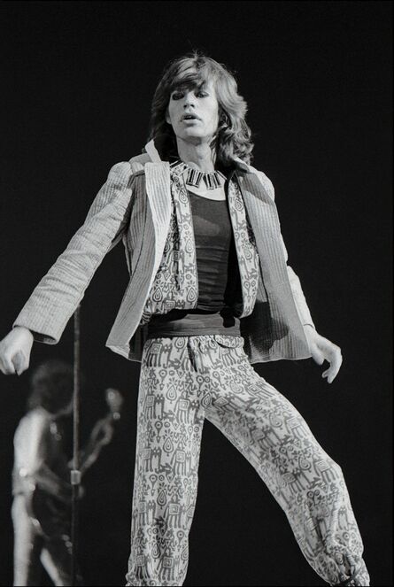 Allan Tannenbaum, ‘Mick Jagger Performs’, 1975