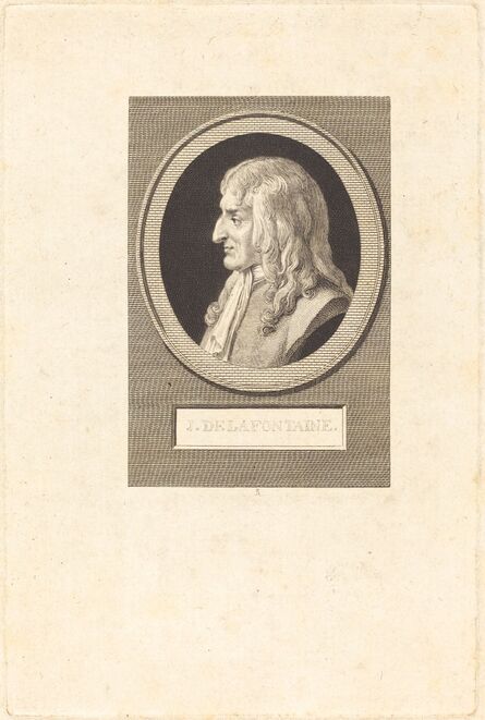 Augustin de Saint-Aubin, ‘Jean de La Fontaine’, 1801
