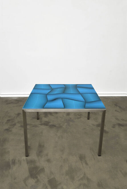 Peter Kogler, ‘Untitled (Table)’, 2021