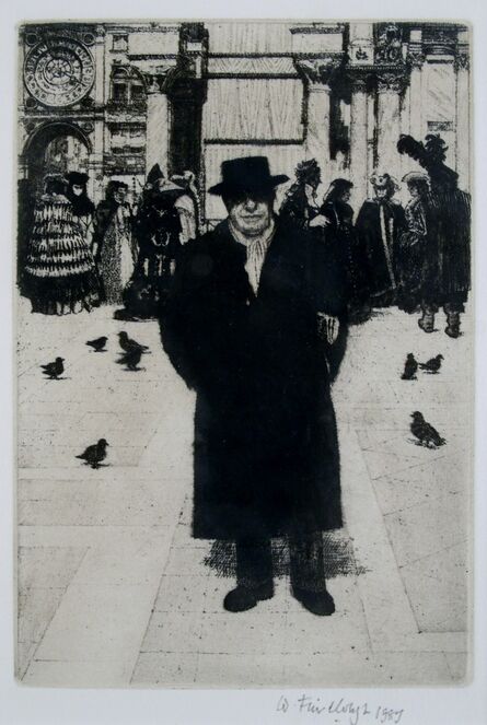 Wilfred Fairclough, ‘Self-portrait, Venice’, 1987