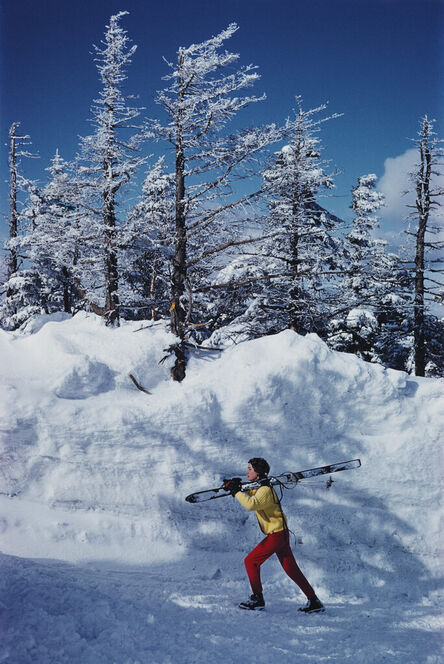 Slim Aarons, ‘Skier In Vermont’, 1962
