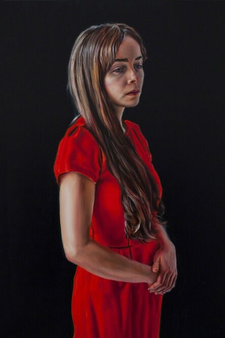 David O’Kane, ‘Photogénie - Figure in Red', (Number 3 from a series of 12 paintings) ’, 2018