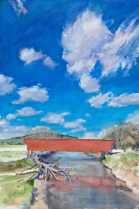 Don Stinson, ‘The Hogback Covered Bridge, Madison County, Iowa’, 2020-2021