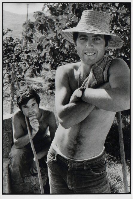 Leonard Freed, ‘Two young vineyard workers, Madonie Mountains Sicily Italy ’, 1974