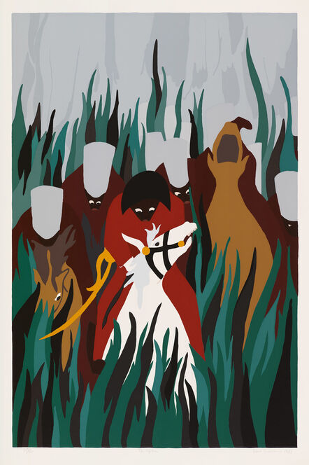 Jacob Lawrence, ‘The Capture’, 1987