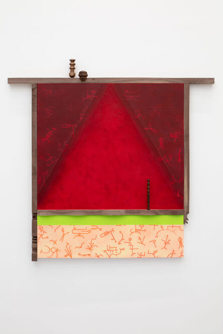 Edgar Orlaineta, ‘Dintel (Rojo)’, 2024