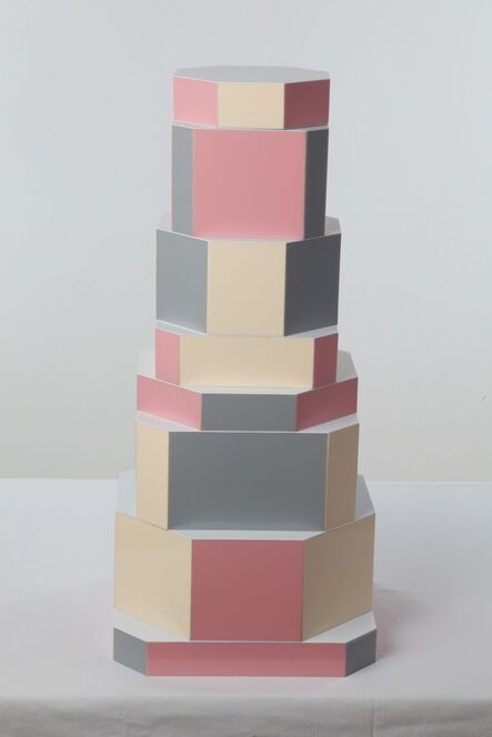 Oeuffice, ‘"Ziggurat Tower" set of stacking boxes, Beqaa Pixels Edition’, 2012