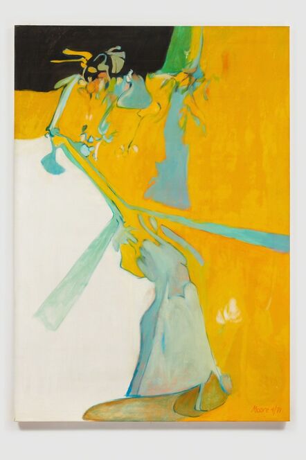 James Moore, ‘Untitled I (Yellow Black)’, 1971
