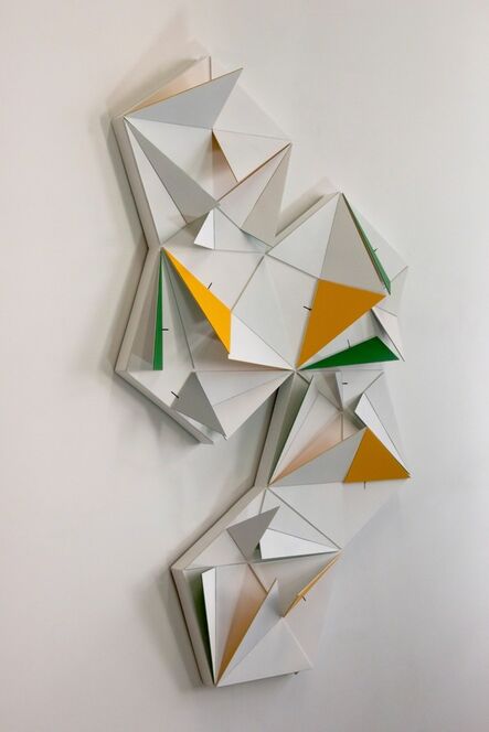 LAb[au], ‘Origami Penta (10 Triangles Lagre X 10 Triangles Medium X 5 Triangles Small}’, 2017